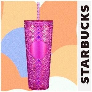 Starbucks Jeweled Purple Taffy 2023 Valentine's Day Tumbler Venti 24 oz NWT 💜